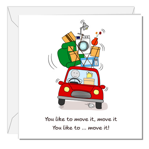 Funny new home card - funny,