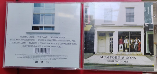 Mumford sons sign no morecd - sons,