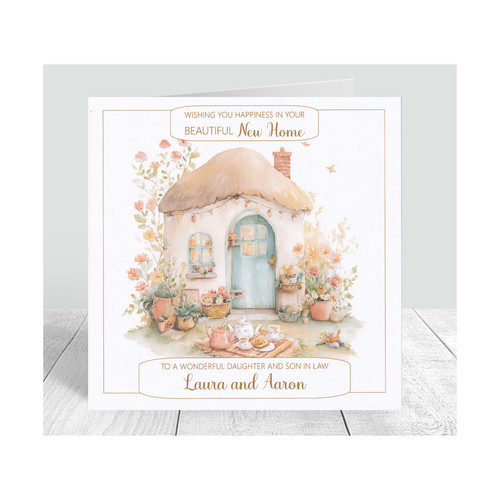 Personalised new home card - new,