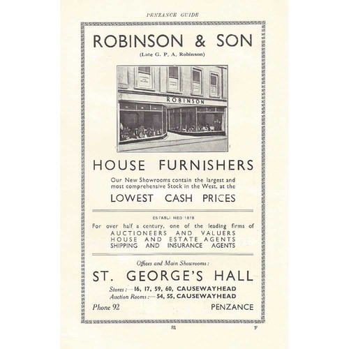 Penzance cornwall robinson - cornwall,